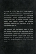 Back cover text of an Islamic book about mindful fasting, nourishment, and guidance for Ramadan.