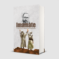 Imamate Islamic book cover featuring two figures in traditional attire and a scholar portrait